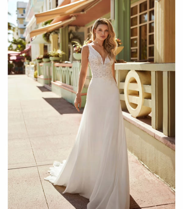 VESTIDO DE NOVIA CANDE LUNA NOVIAS
