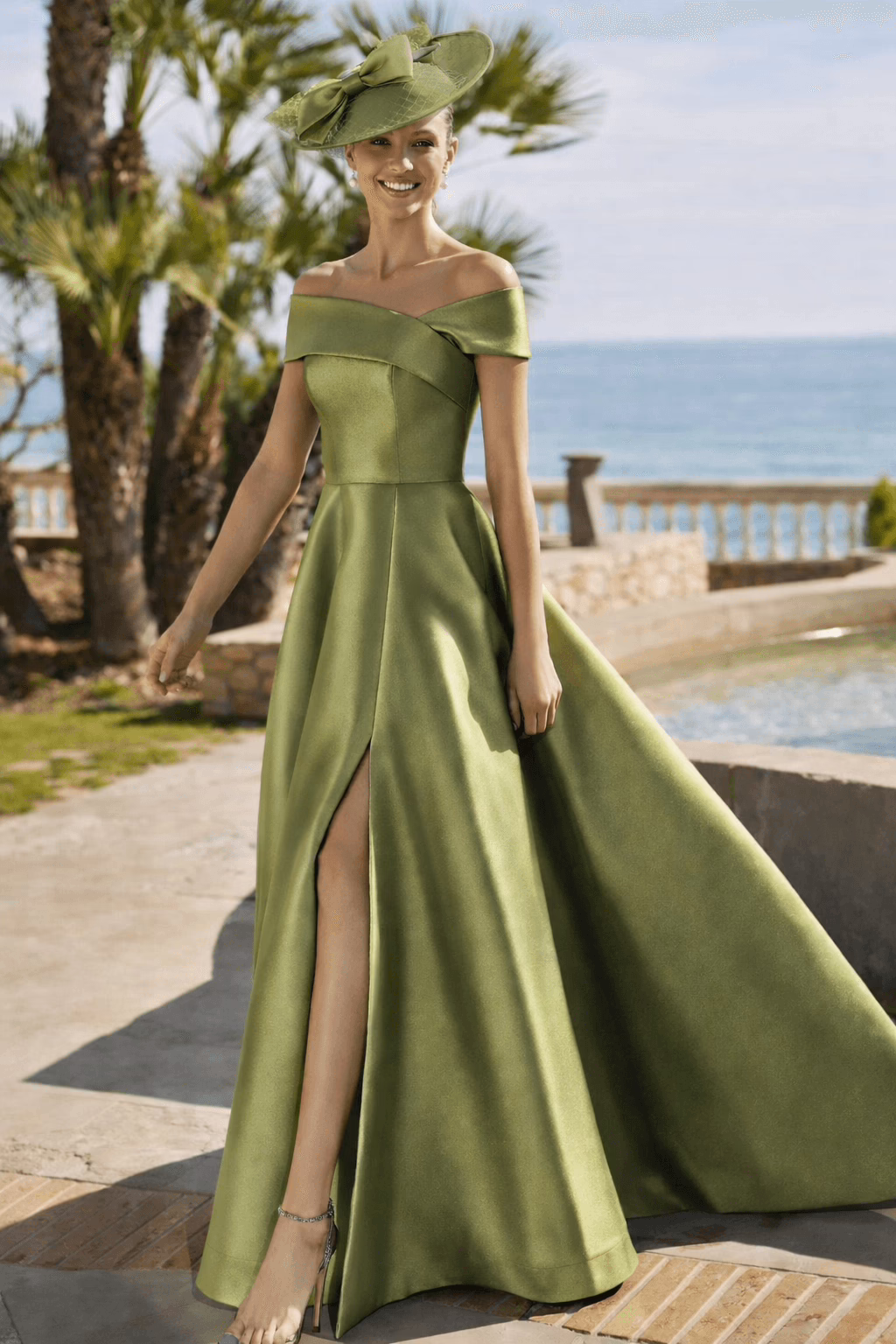 Vestido de fiesta de corte princesa y estilo elegante y moderno