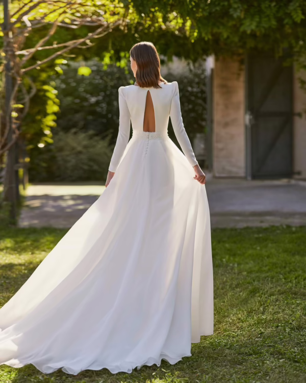 Vestido de novia 2 piezas