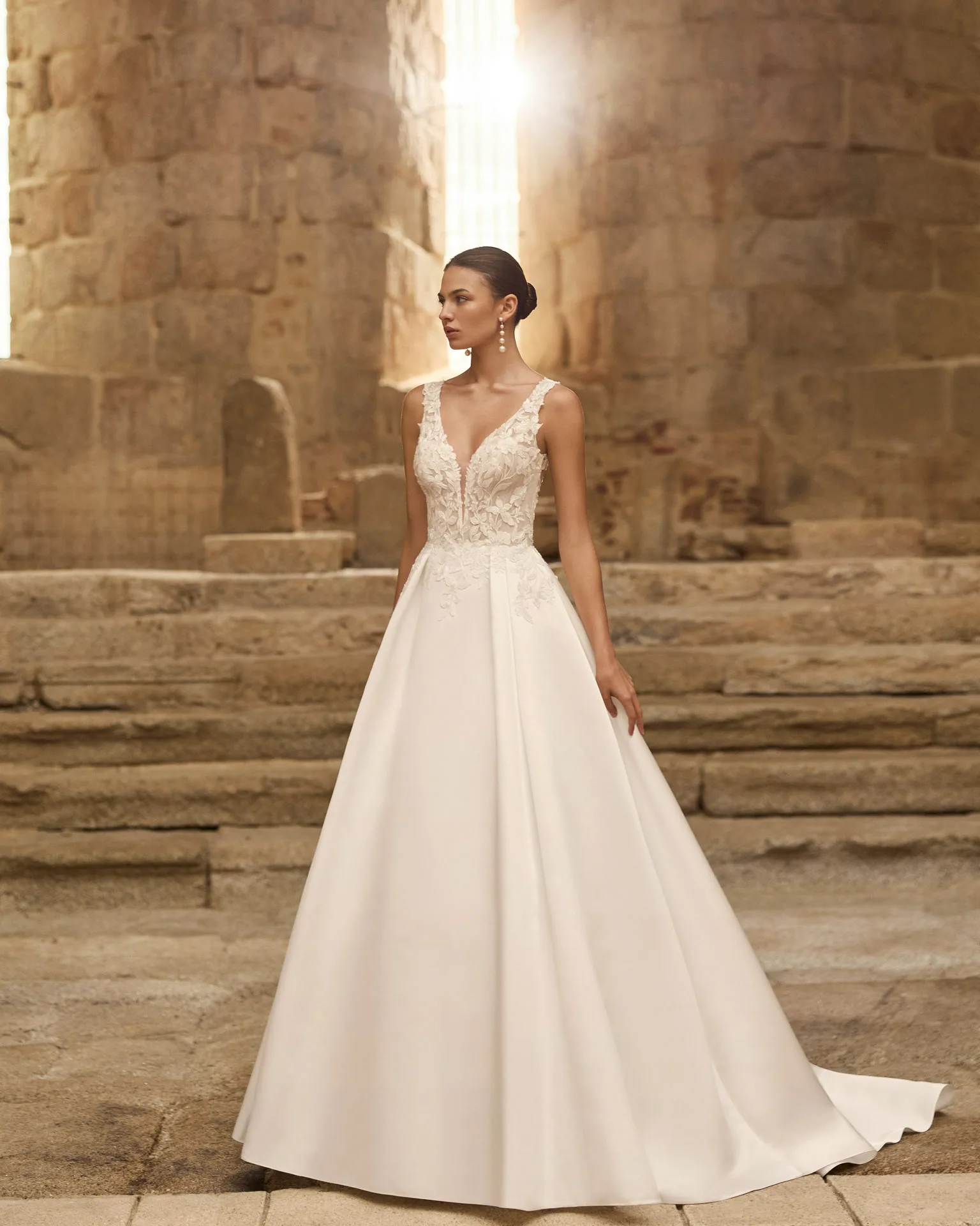 VESTIDO DE NOVIA POESIA ADRIANA ALIER 2027 - Imagen 2